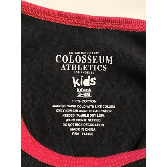 Unisex Infant Coliseum Athletics Georgia Bulldogs One Piece Size 3-6M Black - Picture 4 of 4